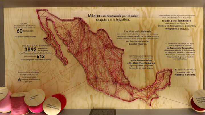 México, fracturado por el dolor; cartografía del feminicidio
